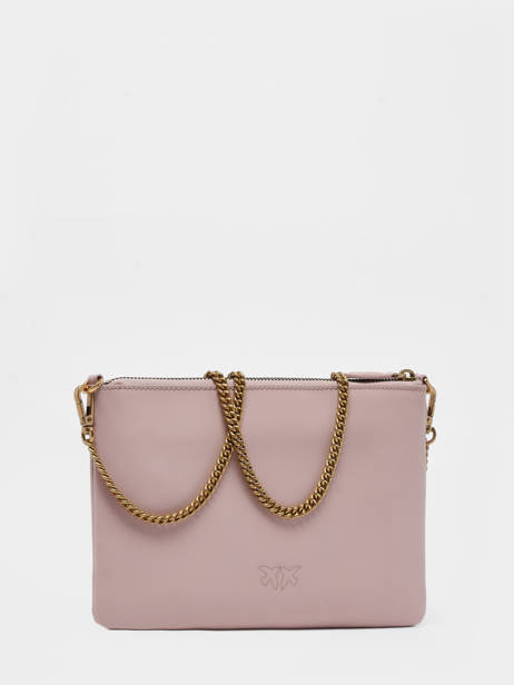 Sac Bandoulière Classic Love Flat Bag Cuir Pinko Rose love bag icon A0F1 vue secondaire 4