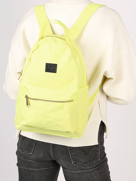 Sac à Dos 1 Compartiment Herschel Jaune classics woman 10502 vue secondaire 2