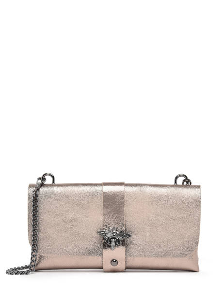 Sac Bandoulière Nine Cuir Milano Gris nine NI22111N