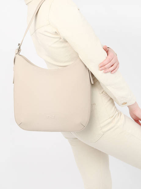 Sac Porté épaule Rumba Cuir Nathan baume Beige nathan 53 vue secondaire 1