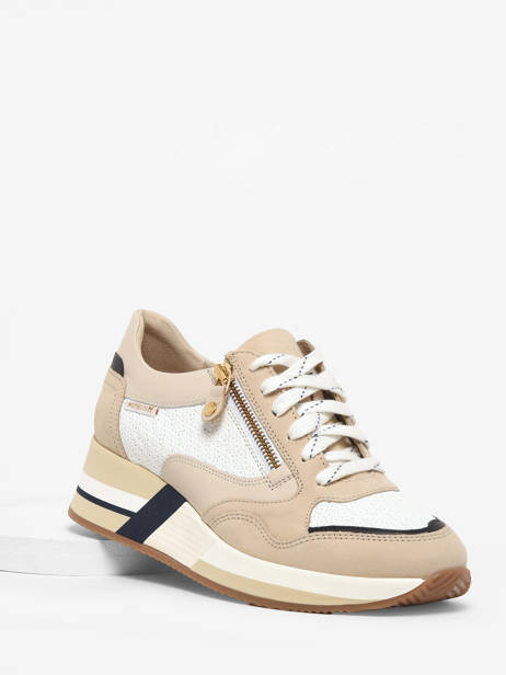 Sneakers Olimpia En Cuir Mephisto Beige women P5142044 vue secondaire 1