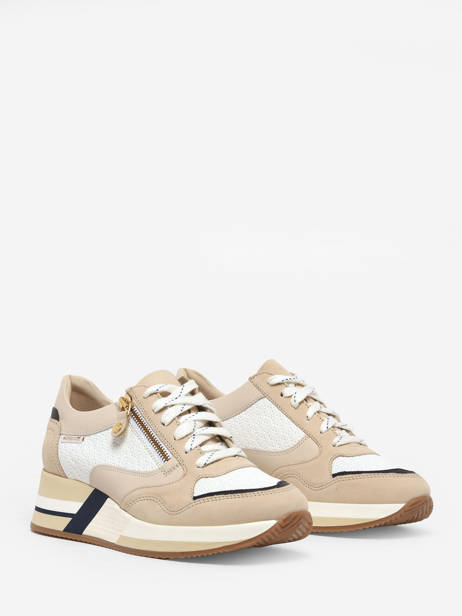 Sneakers Olimpia En Cuir Mephisto Beige women P5142044 vue secondaire 3