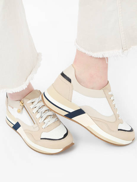 Sneakers Olimpia En Cuir Mephisto Beige women P5142044 vue secondaire 2