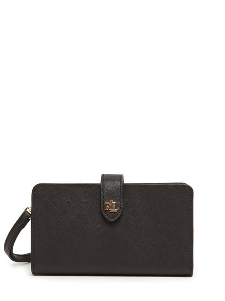 Portefeuille Tech Cuir Lauren ralph lauren Noir dryden 32916514