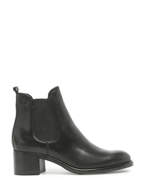 Bottines à Talon En Cuir Tamaris Noir women 41