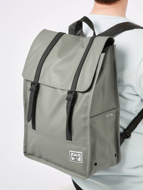 1 Compartment Backpack Herschel Gray weather resistant 10999 other view 1