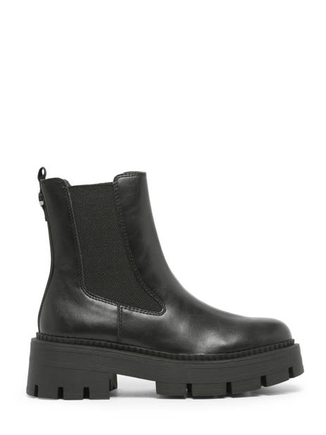 Chelsea Boots En Cuir Tamaris Noir women 41